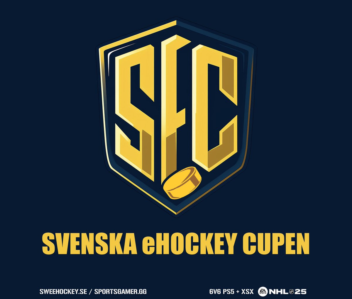 SvenskeHockey's tweet photo. SWEEHOCKEY bjuder ännu en gång på en gratis cup. Start 12e Januari. Matcherna spelas 6v6 på PS5 &amp; XSX. In och anmäl er till SEC 17 nu här:  https://t.co/tnMByxg93O

#NHL25 #esports #eHockey @EASPORTSNHL
#sweehockey #sportsgamer #sec17 https://t.co/BPoLukeODY