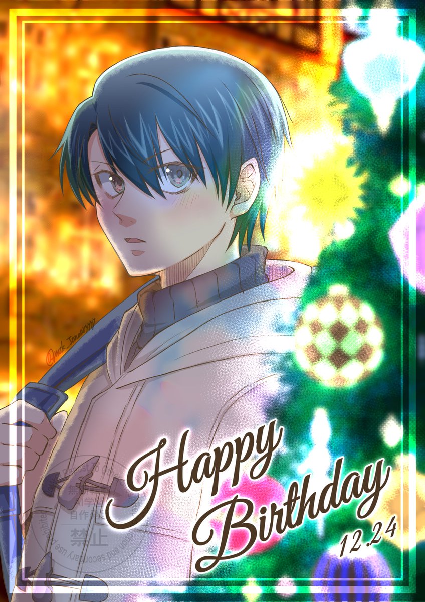 mtk_Januaryyyy's tweet photo. かなり遅刻しましたが、
お誕生日おめでとう&amp;メリークリスマス!!🎄🎁
#越前リョーマ誕生祭2024 
#越前リョーマ生誕���2024 https://t.co/GOsuc0dfkV