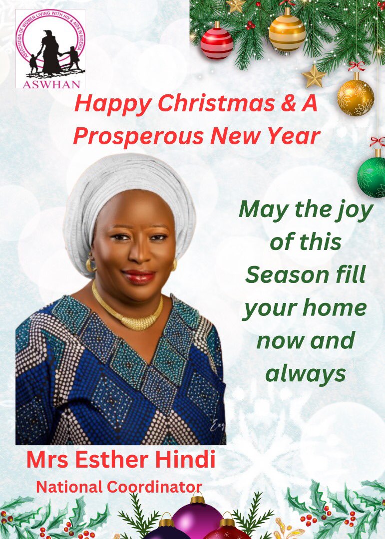 "Warmest Season's Greetings!

The entire ASWHAN team extends heartfelt wishes to our esteemed stakeholders, donor partners, and well-wishers.
As we celebrate the joy of the holiday season, we reflect on the incredible progress we've made together. 
We love you!!