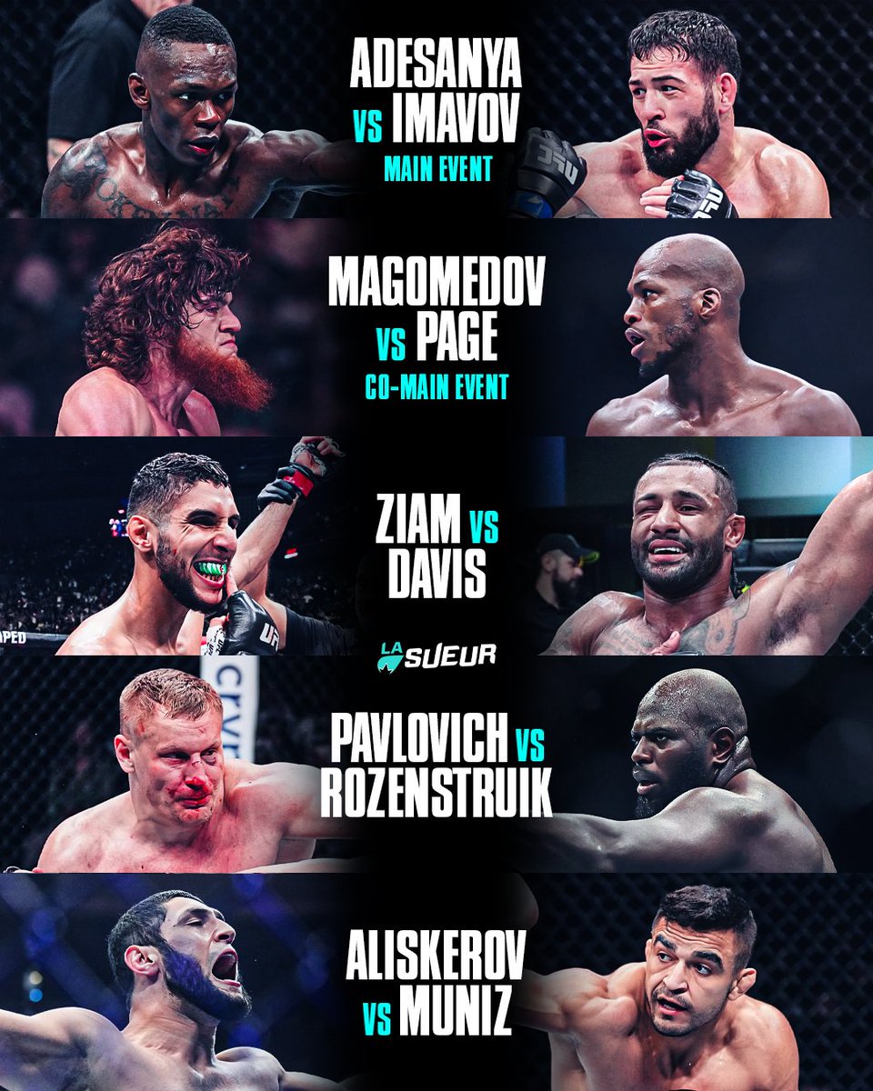 LaSueur_off's tweet photo. La carte de l’#UFCSaudiArabia avec nos deux Français ! 🤩🇫🇷

📆 1er février https://t.co/N0qJVx7pKU