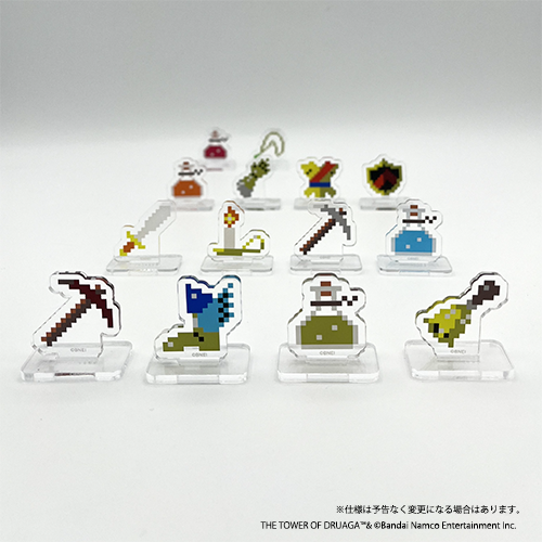 asobistore's tweet photo. ドルアーガの塔アクリルスタンドセット、ロゴアクリルブロック受注開始しております。2025年2月12日(水)23時59分まで。この機会を是非お見逃しなく!#ドルアーガの塔 #VIDEOGAMECLASSICS #ナムコレジェンダリー
https://t.co/o0iuOdRQXi https://t.co/QXmandFYuY
