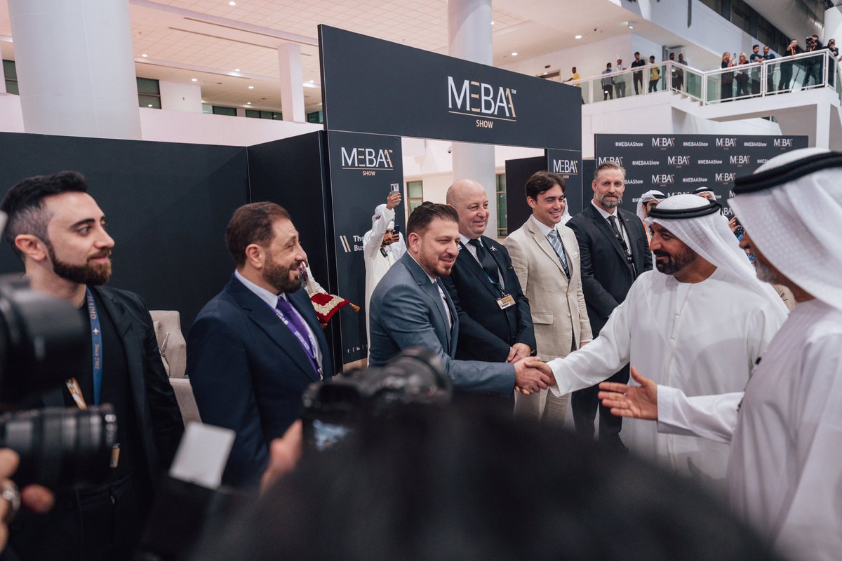 It was an incredible honor to personally greet <a href="/HHAhmedBinSaeed/">HH Sheikh Ahmed bin Saeed Al Maktoum</a> during the <a href="/MEBAAshow/">MEBAA Show</a> 2024. His leadership and vision continue to inspire us all in the business aviation industry. 

At <a href="/UAS_aero/">UAS Int.Trip Support</a> we remain committed to pushing the boundaries of excellence.

#BusinessAviation #UAE