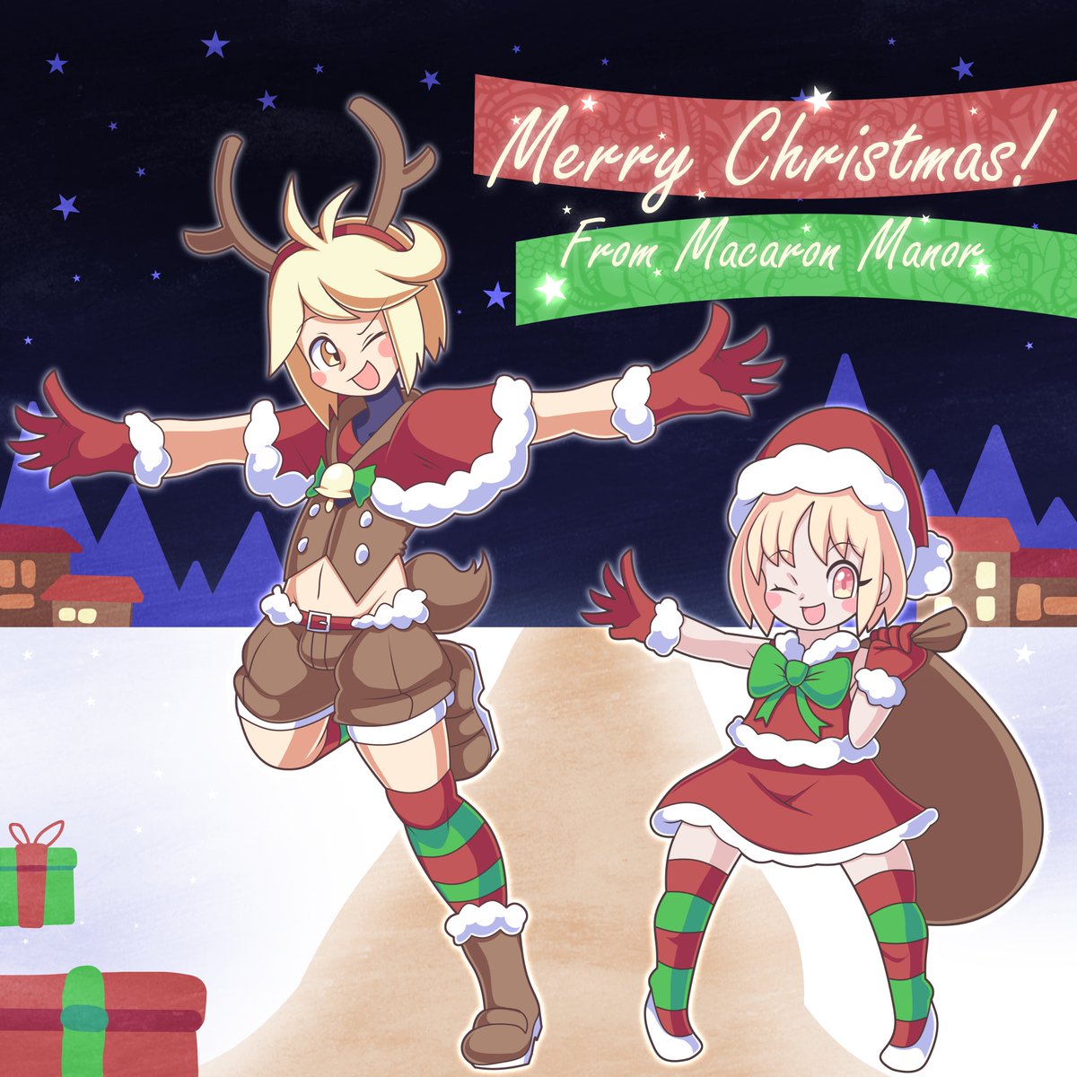 Merry Christmas! Yearly the Macaron Manor does a charity drive for the end of the year, usually extravagent, to 1up the (shifty) doings of the Cotton's Candy Castle Crew