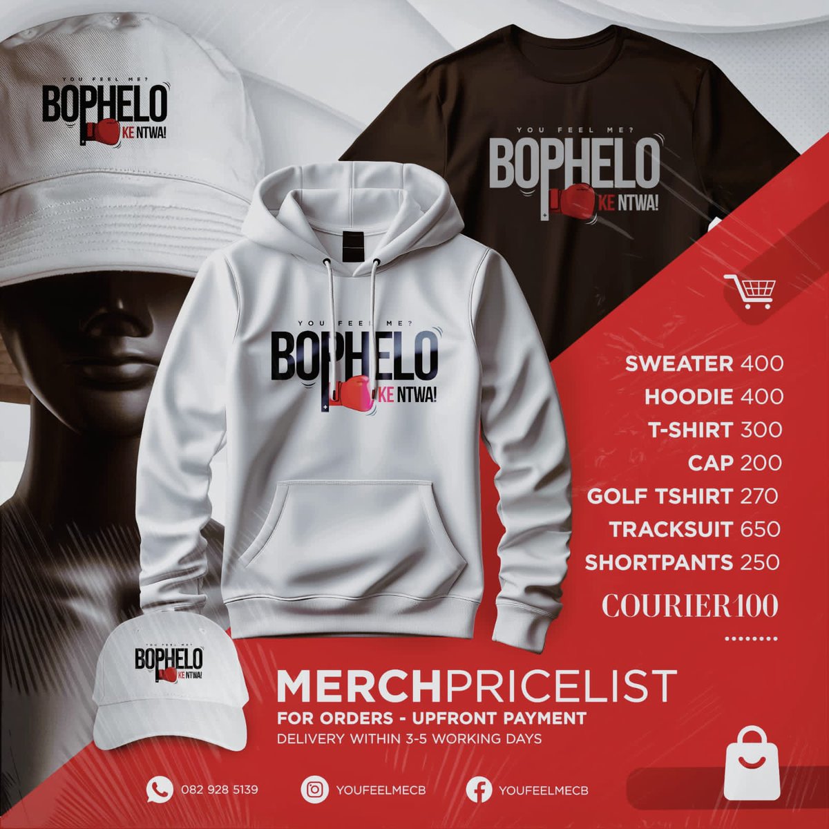 🔥💯🥊 Quality garments,ninjas place your orders #YouFeelMe #BopheloKeNtwa #podcastandchill  #Uyajola99  #Capitec
 #Vaal #Sportscene #Waze #Musa #ANCYL #Cristiano #Amazulu #Makgopa