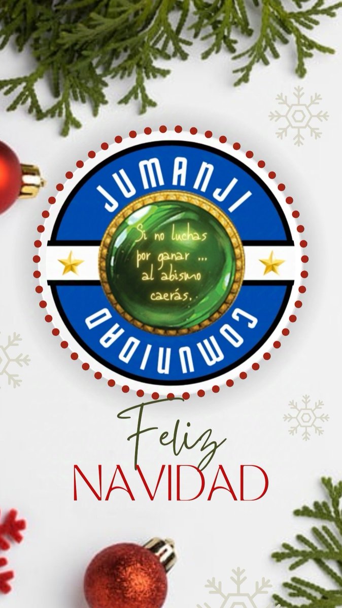 Feliz Navidad 🎄!! #ComunidadJumanji
