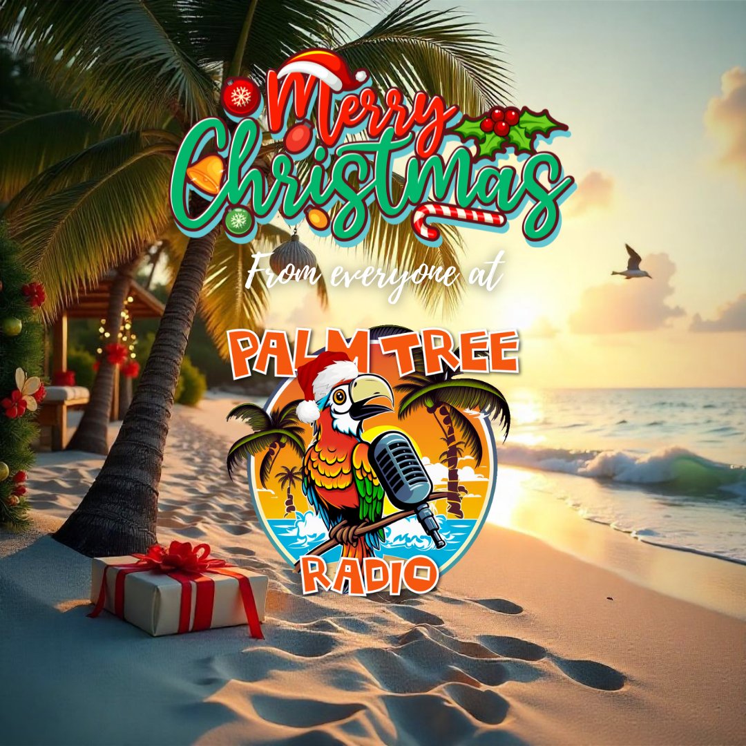 🎄 Merry Christmas from all of us here on Palm Tree Radio! 🌴

Whether you're unwrapping gifts, or catching rays on the sand, we're here to keep the holiday vibes flowing with the perfect mix of Tropical Beach Christmas tunes. 🎶

Stay sandy and festive,
The Palm Tree Radio Crew