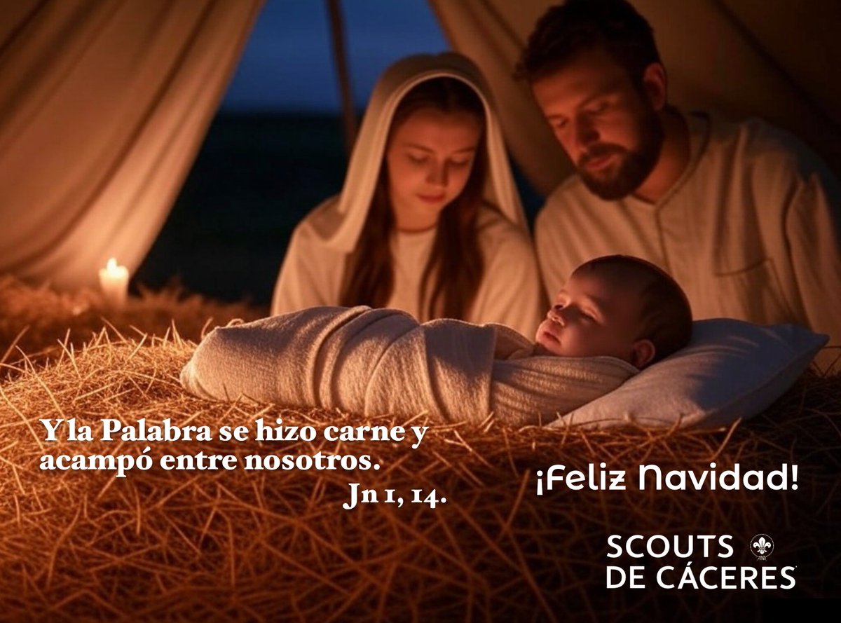 ScoutsCaceres's tweet photo. ¡Feliz y Santa Navidad a todas las personas de buena voluntad!

#Navidad @scoutsmsc https://t.co/ruUOFOFEmF