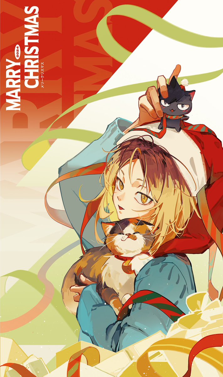 juqiannn's tweet photo. Merry Christmas🎄🐈🐈‍⬛#Haikyuu #kuroken https://t.co/K3LkK0yDMD