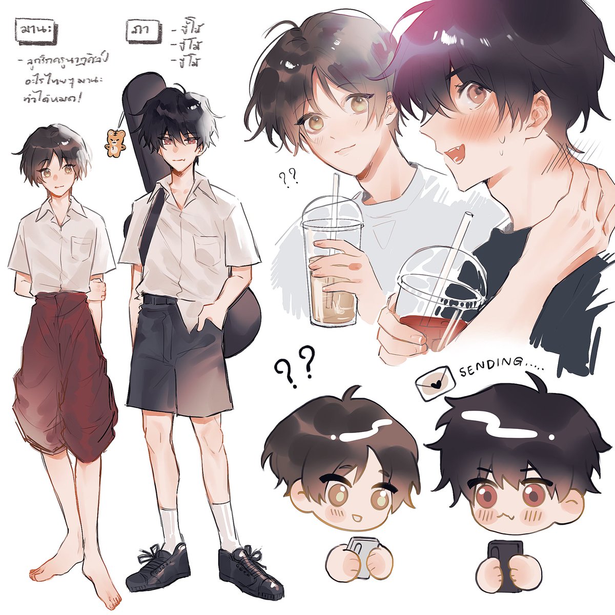 เด็กชายภาขี้โม้มาก แต่ที่แอบชอบเพื่อนข้างโต๊ะอันนั้นไม่ได้ขี้โม้นะ!!
