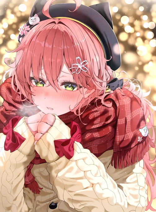 『て…つな…ぐ?』#miko_Art  #クリスマス 