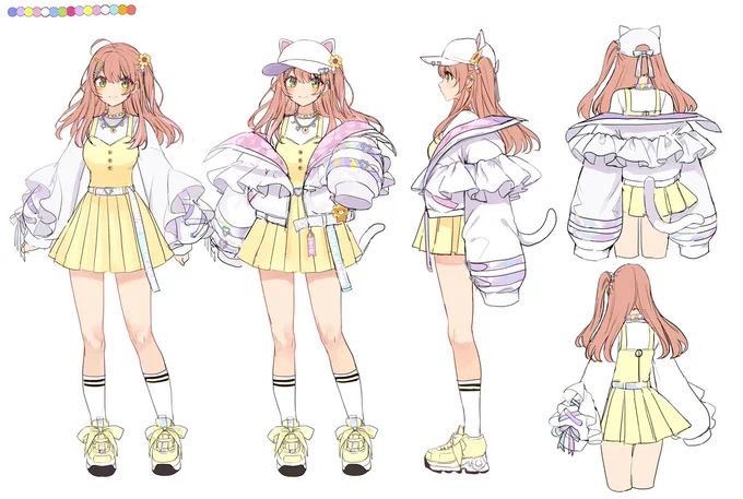 にじさんじ所属の本間ひまわり()さんの新衣装のお仕立てさせていただきましたよろしくお願いします! #本間ひまわり新衣装 