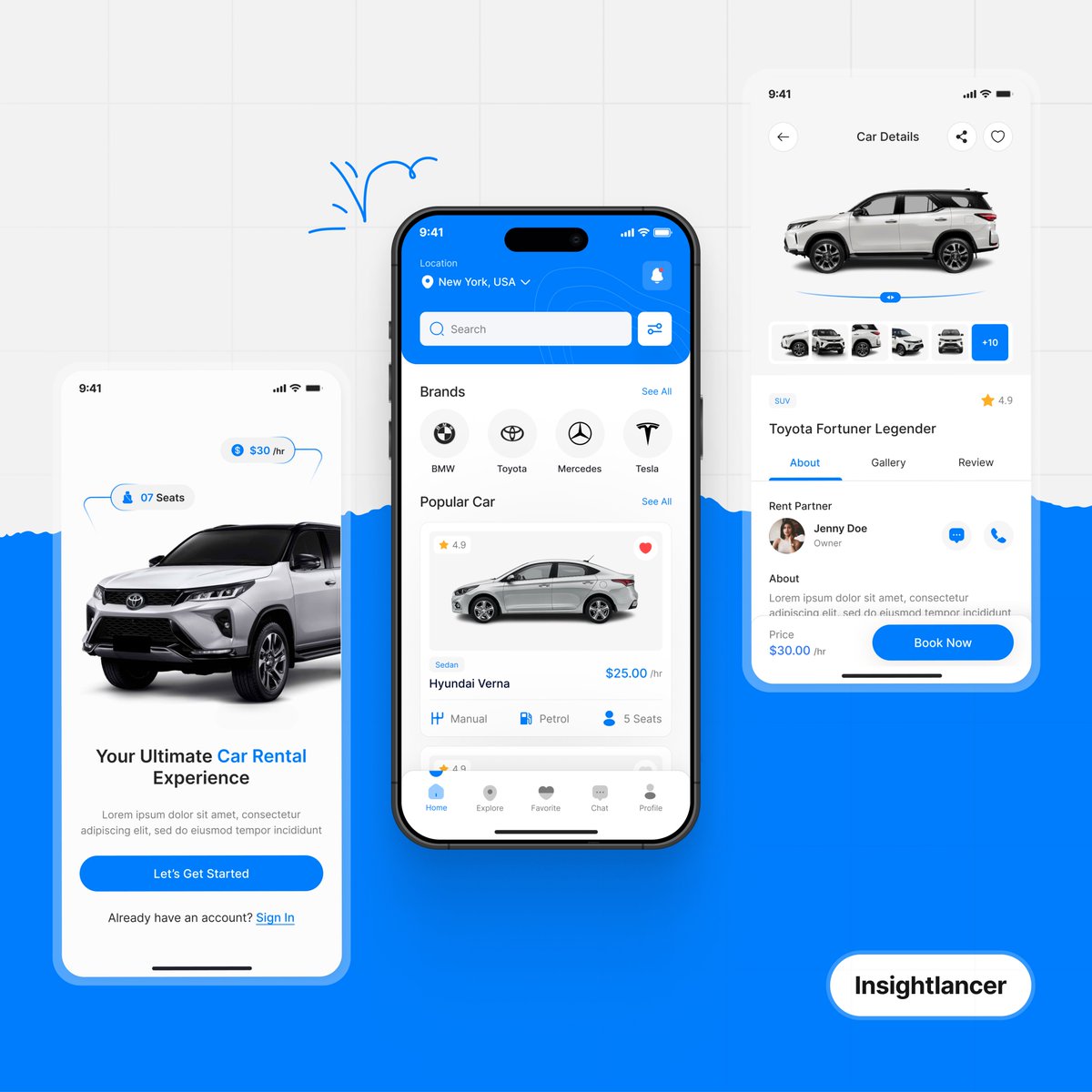 insight_lancer's tweet image. Car Rental Mobile App UIUX Design | Figma | App Design

Visit Design : behance.net/gallery/182740…

#carrentalbooking #appuiux #figma #appdesigner #usa #uk #startup #app #startup #carrent