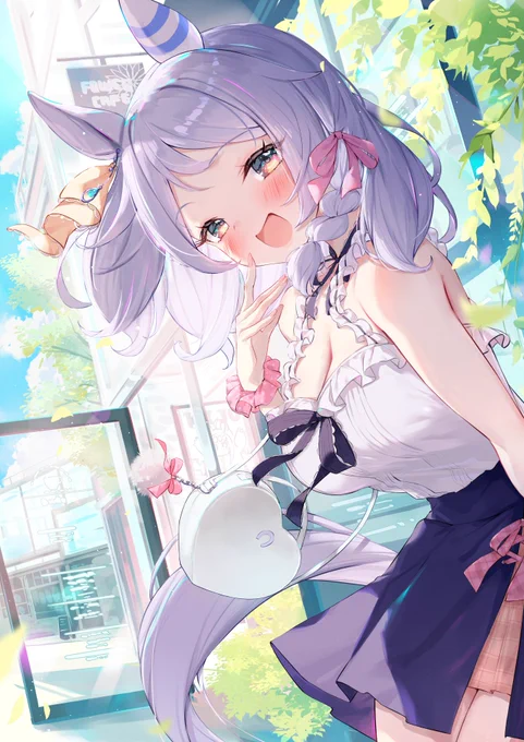 「あれぇ? もしかしてずっと待ってました?」新刊イラストピックアップ!ヒシミラクル #ウマ娘プリティーダービー 