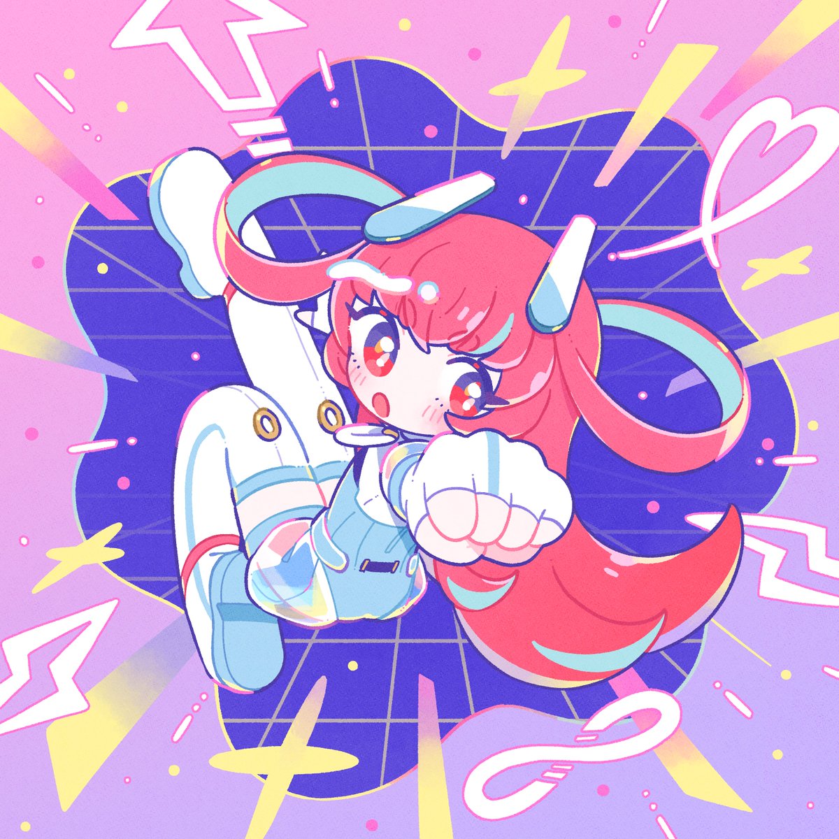 パワー「1月8日から放映開始の『RINGING FATE』要ちゃんのイラストを制作させて」|けけ✌️COMITIA144 G54aのイラスト