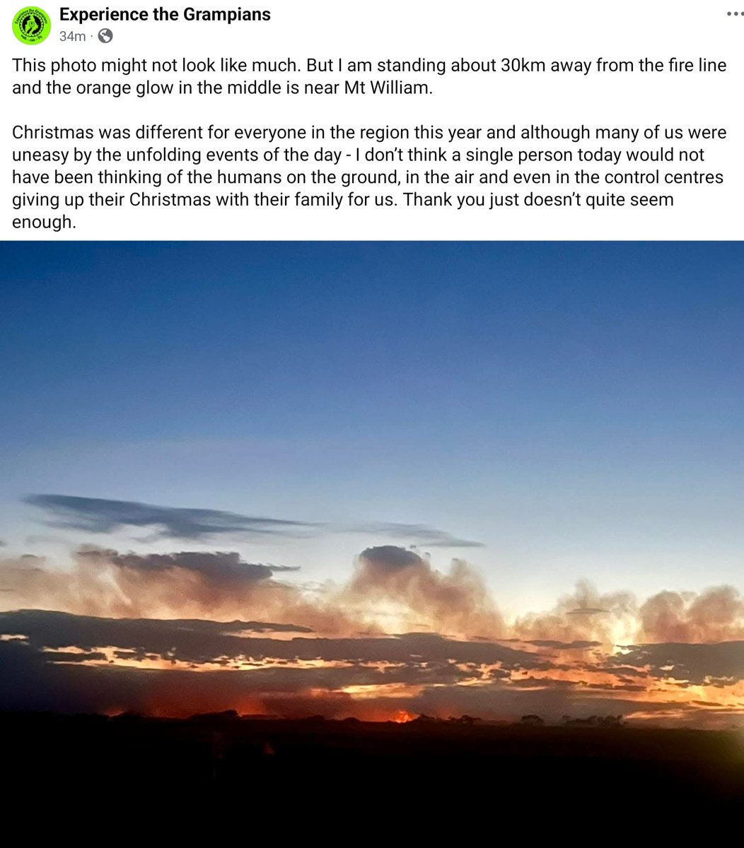 tweeter_vee's tweet photo. #Grampians #GrampiansFires #BushFires #TotalFireBan https://t.co/0wCduiAToD