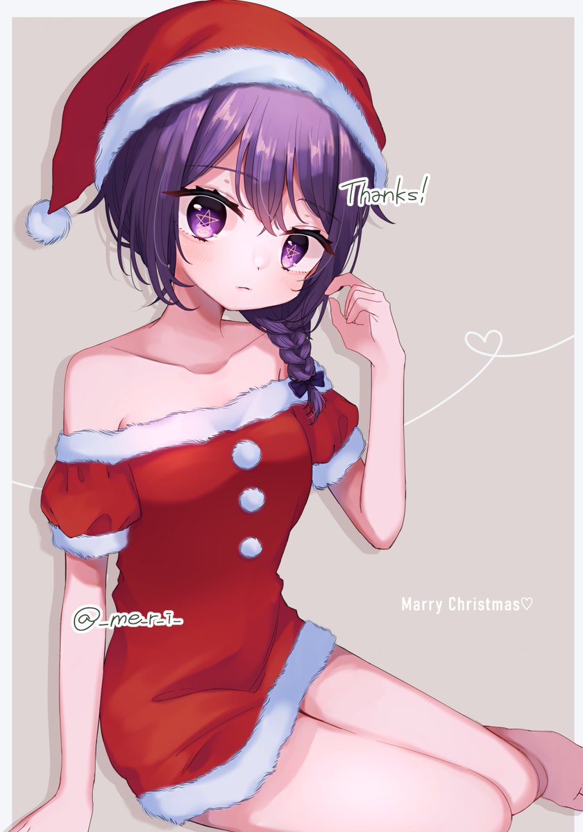 _me_r_i_'s tweet image. skeb納品しました🎅🏻🤍