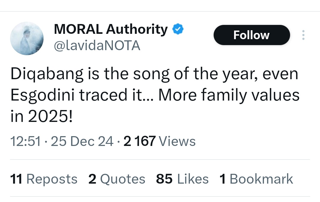 XAluminiums's tweet photo. @Solphendukaa Nota a re diqabang is song of the year.... https://t.co/ObDNJcgHRm