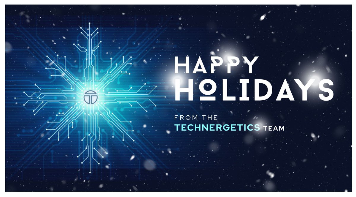 Happy Holidays from Technergetics! 

As we wrap up another amazing year, we want to thank you for being part of our journey. Wishing you joy, peace, &amp; success this holiday season &amp; beyond. Here’s to a bright &amp; exciting new year ahead! 

#HappyHolidays #ThankYou #SeasonOfJoy