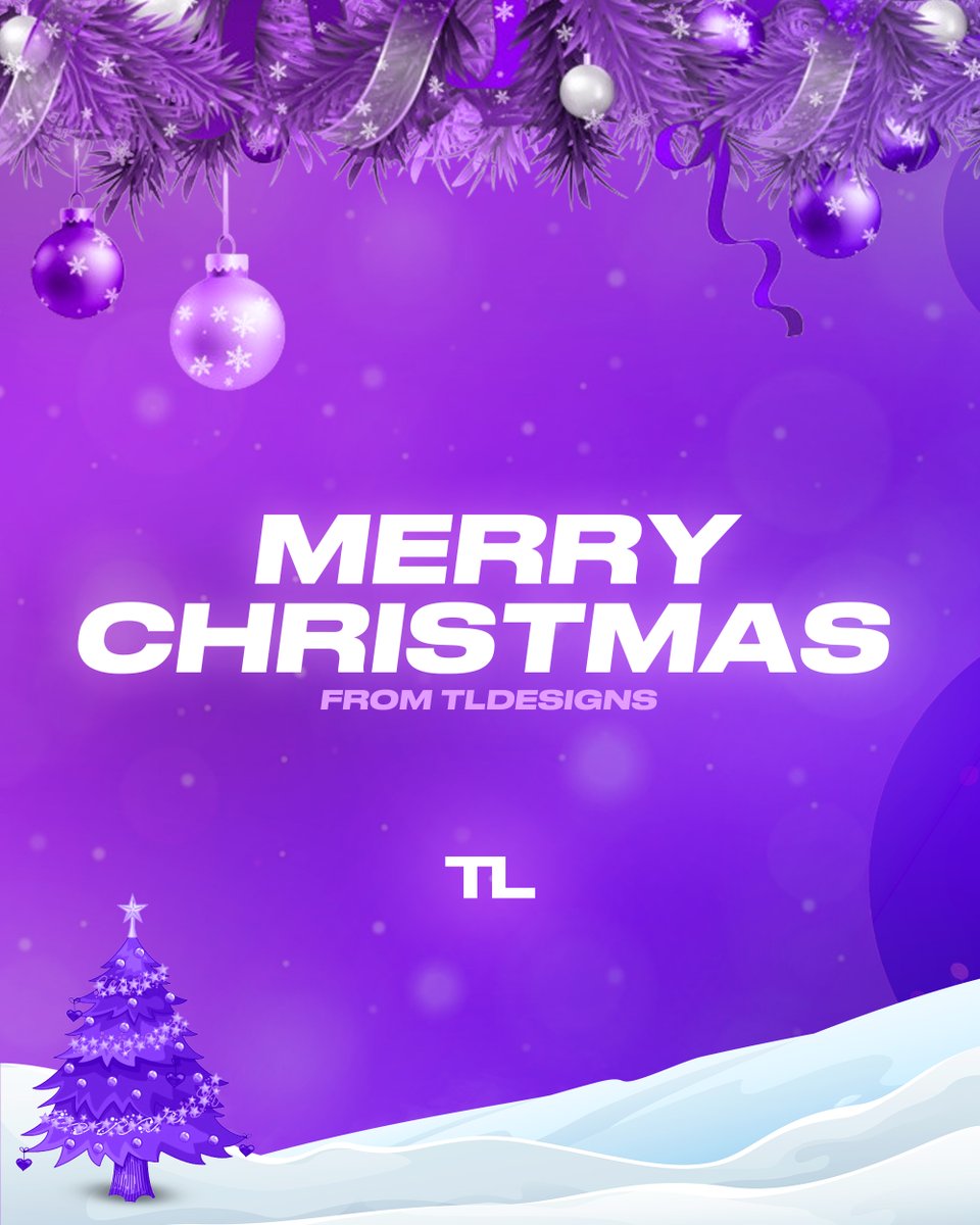 Merry Christmas from us at TLDesigns 🎅🎄

Have a great day 💜