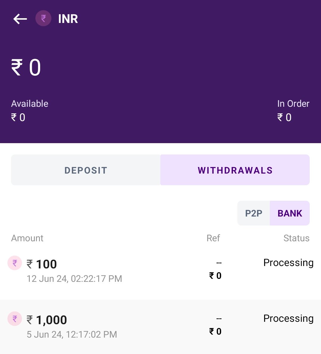 Kr97061gmailco1's tweet photo. @bitbns It's been 6 months since I initiated 100rs withdrawal. https://t.co/zaRyz5xu9W