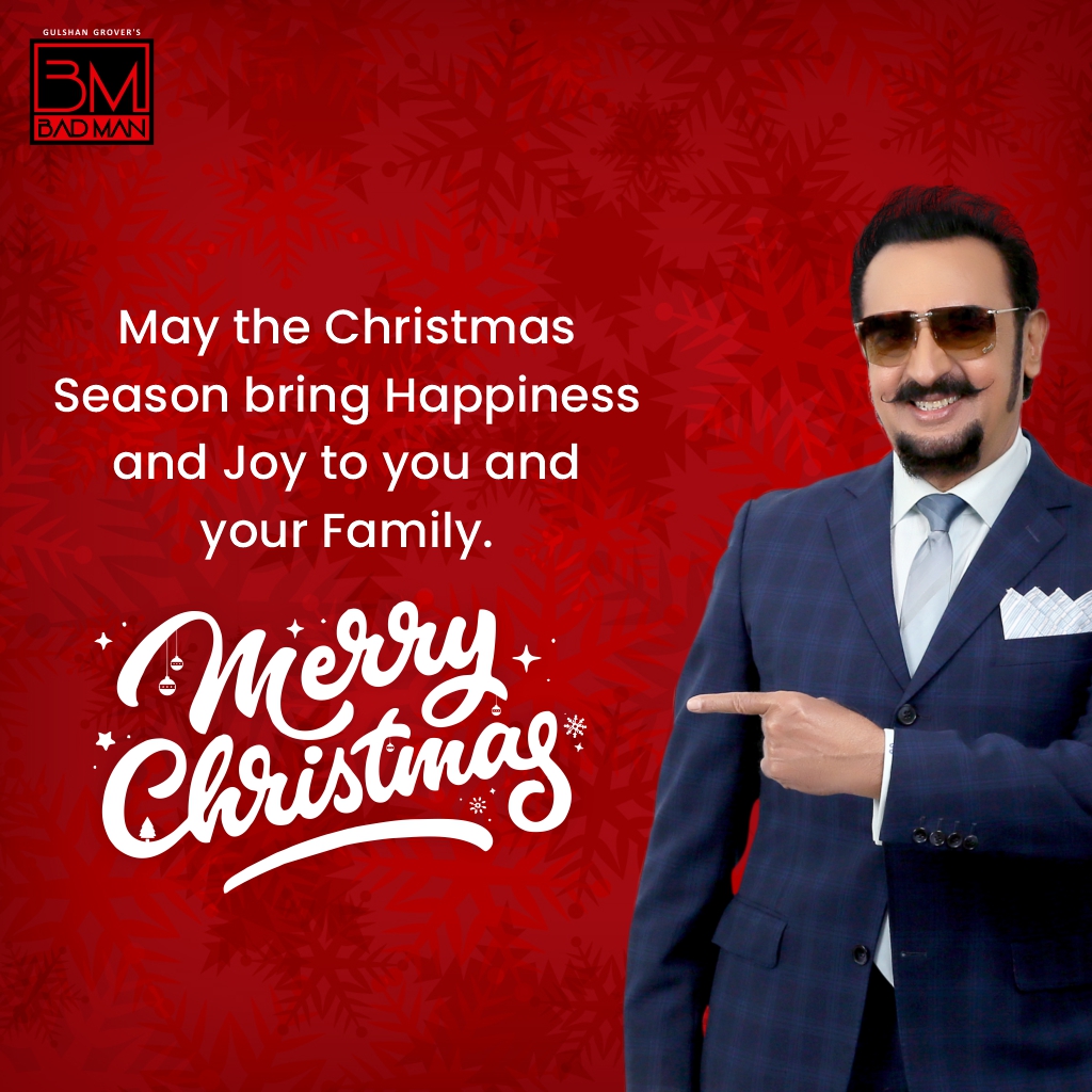 Stay cool, spread joy, and own the Christmas season! 😎🎄

Wishing you epic vibes and unforgettable memories—Merry Christmas! 🎅🎉

#BADMAN #BADMANGrooming #GulshanGrover #MerryChrismas #christmas2024 #MerryChristmas2024 #ChristmasCelebration2024