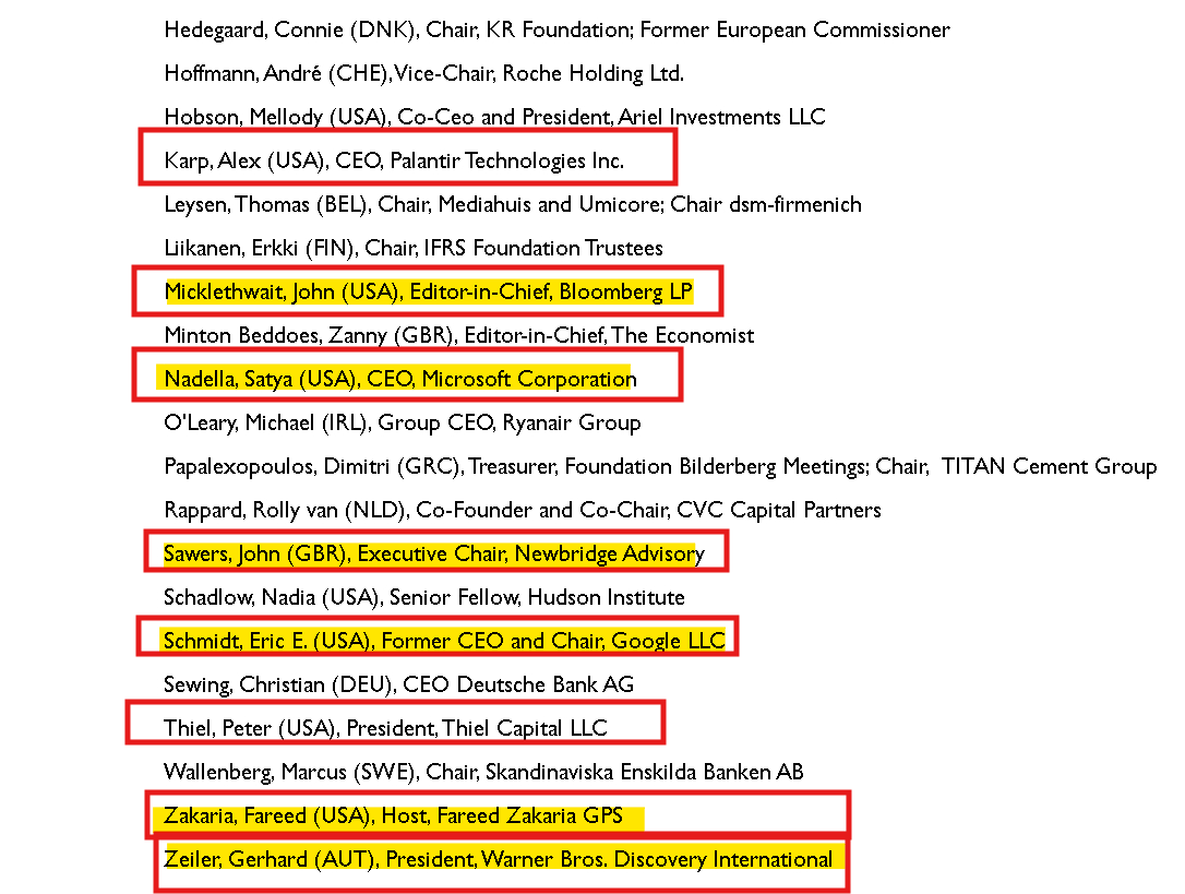 SH37363543's tweet photo. Eric Schmidt, Google LLC, and Satya Nadella, CEO Microsoft along with Thiel &amp; Karp, Palantir are members of Bilderberg group which is part of Rhodes-Milner/RIIA Network.
Notice the name of John Sawers, RIIA advisor, he is a dynasty and their handler https://t.co/VsZjbyEZ59