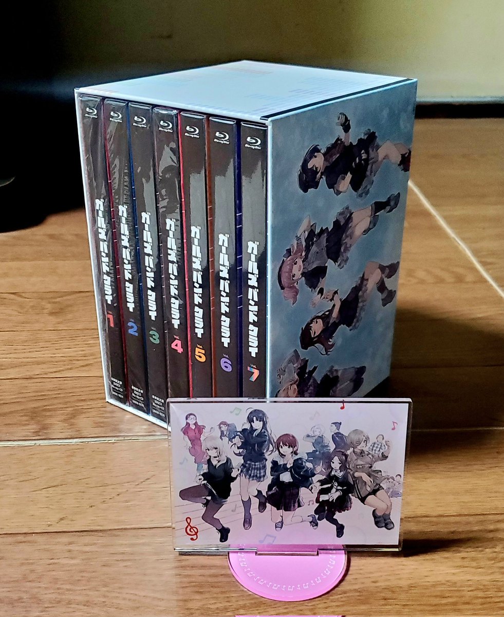 ガールズバンドクライ DVD Blu-ray 全巻購入特典 収納BOX ガールズ
