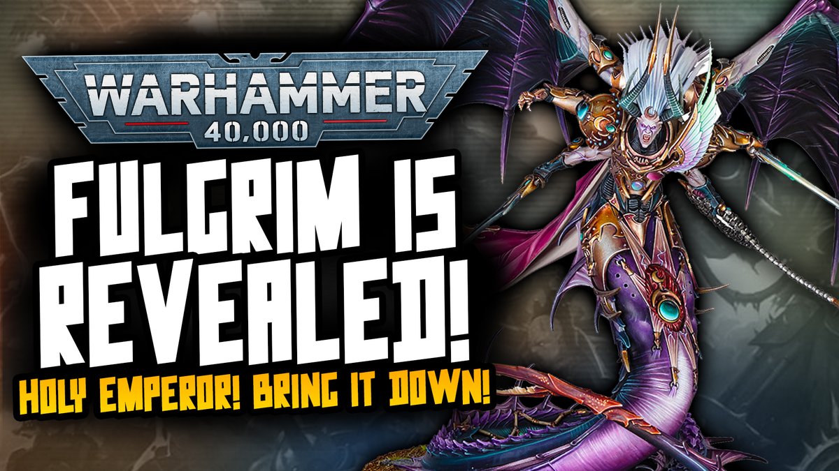 CMValrak's tweet photo. HE IS HERE, LOOK UPON THE DAMNED! Daemon Primarch Fulgrim has been fully revealed by Games Workshop for the Christmas day reveals! This model is amazing! WE STILL HAVE MORE TO COME!

https://t.co/AlgsIOEFMe https://t.co/fJy9csQBTN