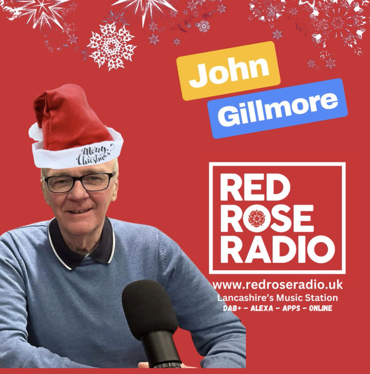 Derek Webster (@derekwebster) on Twitter photo Good to hear my old friend <a href="/Gillylancs/">John Gillmore</a> back on the radio <a href="/RedRose_Radio/">Red Rose Radio (Official)</a> since he lost his regular show following BBC Local Radio cut backs.
Here’s to more !
redroseradio.uk/player/ Good to hear my old friend <a href="/Gillylancs/">John Gillmore</a> back on the radio <a href="/RedRose_Radio/">Red Rose Radio (Official)</a> since he lost his regular show following BBC Local Radio cut backs.
Here’s to more !
redroseradio.uk/player/