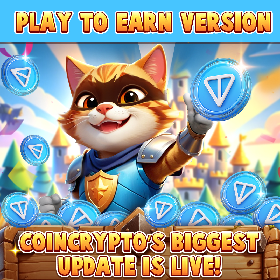 🧩🧩🧩 CoinCrypto Play To Earn is Now Live!

➡️ Play CoinCrypto Play To Earn Now: t.me/CoinCryptoP2EB…

🙂 Dive into the ultimate Play To Earn experience with CoinCrypto! Build, spin, and earn like never before with these exciting features:
🔹 Free to Play: Get 50 Spins with