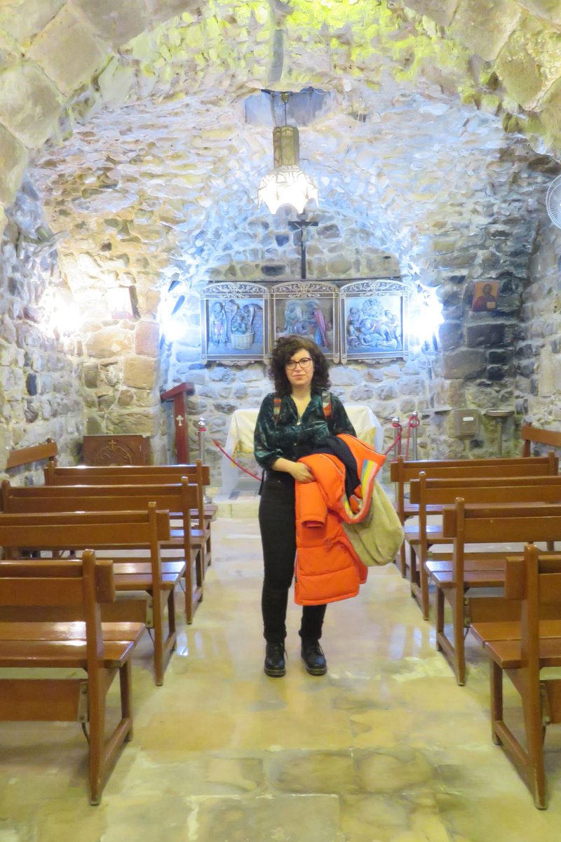 Mayaqanun's tweet photo. Merry Christmas. 🎄 I wanted to share this moment from my visit to St. Hananya in Old Damascus, lighting a candle for peace in the world during my visit in February 2024.

Sending love, healing, strength, and comfort to everyone and everything. ❤ https://t.co/qk1MWqtgtZ