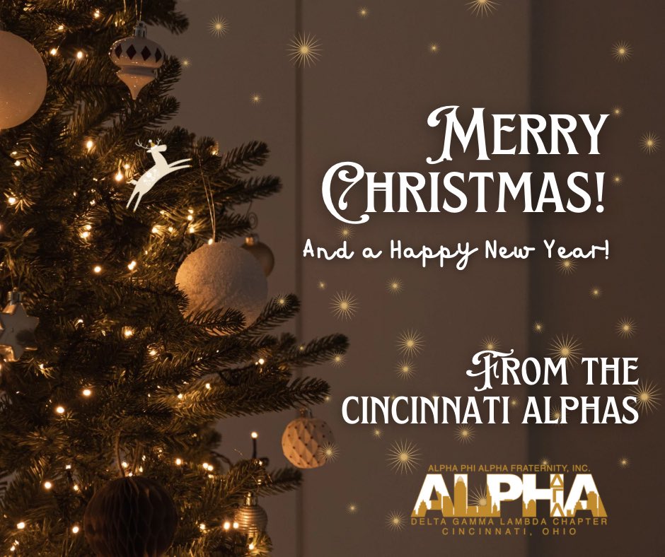 CincyAlphasDGL's tweet photo. Merry Christmas! 

#Alpha https://t.co/PC94Ug3B2n