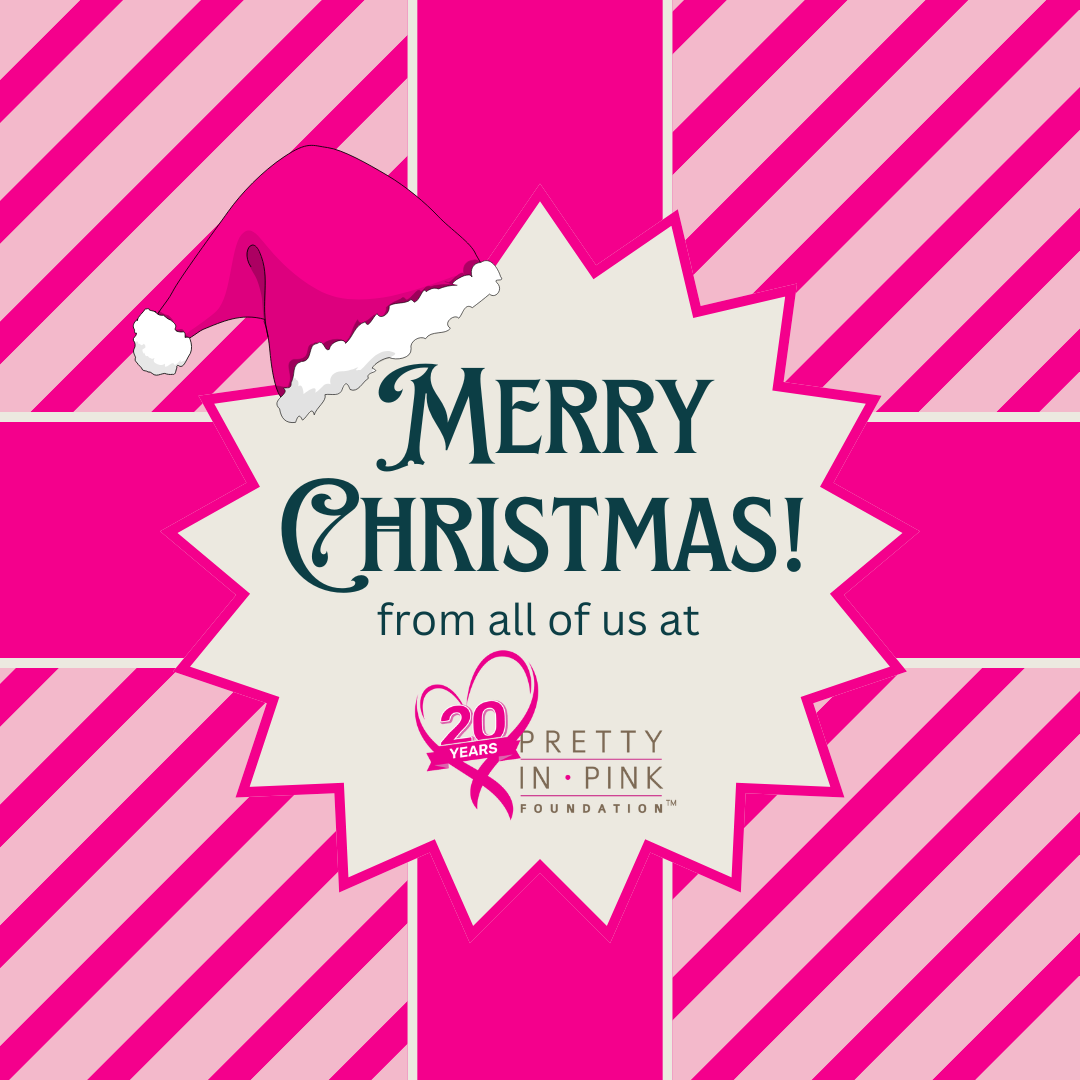 Happy Holidays from all of us at Pretty In Pink Foundation! Thank you for helping us give the gift of hope for breast cancer patients across North Carolina!

#PrettyInPink #ThankYou #MerryChristmas