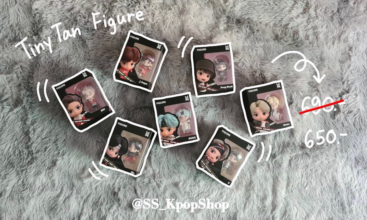 SS_KpopShop's tweet photo. Tiny Tan Figure 💜

กล่องละ 650.-

💛โปรส่งฟรี

#ตลาดนัดbt21 #ตลาดนัดBTS  #ตลาดนัดบังทัน #ตลาดรถไฟบังทัน #ตลาดนัดรถไฟบังทัน https://t.co/v0FzkhjWpA