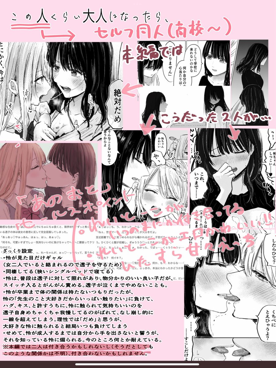 見てくださる方が増えたのでれいとーこの設定も載せときます
だいぶ前のだから絵もノリも結構変わってるとこあるけど…
#創作百合 