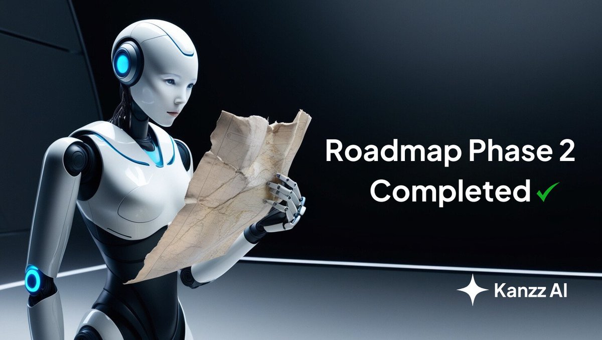 0xLinaLau's tweet photo. 📌 Roadmap Phase 2 Completed Ahead of Schedule!

We’re thrilled to announce that Phase 2 of the KanzzAI roadmap, originally set for Q4 2024, is now complete—5 days earlier than planned! 

This achievement reflects our commitment to staying ahead and delivering top-tier solutions.  

Thank you for being part of this journey. On to the next phase! 🚀
🔗 https://t.co/YieHPE2si6