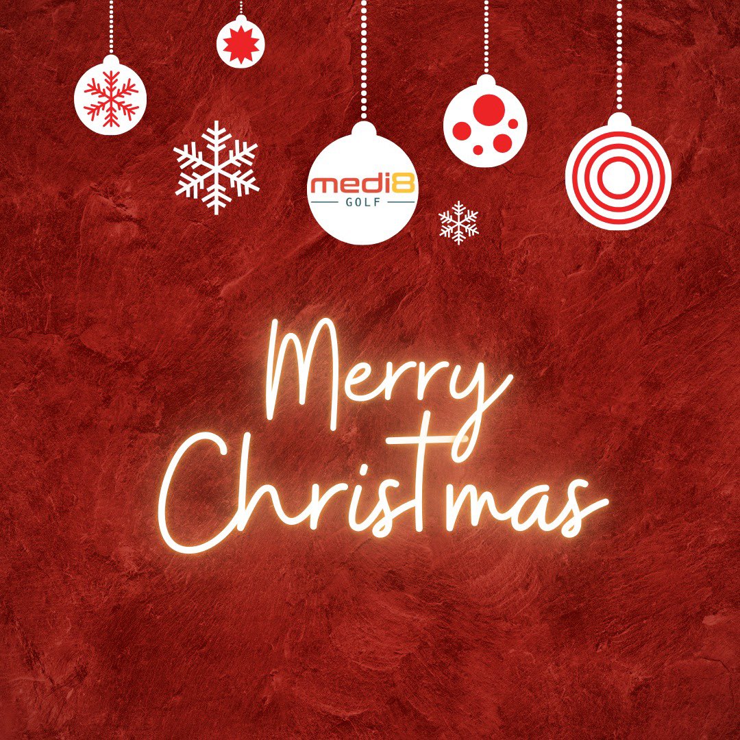 From all the team at Medi8 Golf, we wish you all a Merry Christmas and a Happy New Year! 🎅🎄
 
We hope you all have a great festive season!

#medi8golf #merrychristmas #christmas #happynewyear