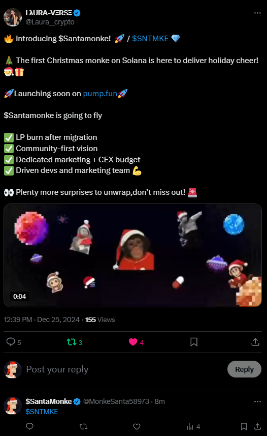$SantaMonke tweet media