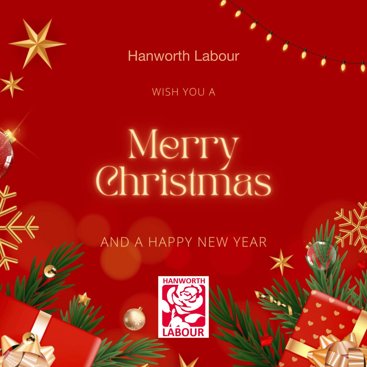 Hanworth Labour wishes all residents a Merry Christmas and a Happy New Year!

#HanworthLabour #MerryChristmas #HappyNewYear #FestiveWishes #NewYear2025