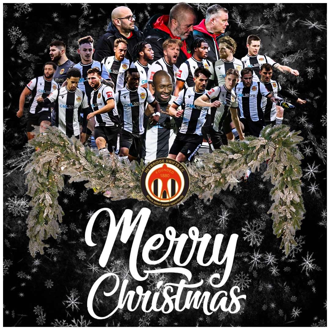 We would like to wish all of our fans a very merry Swiftsmas! 

We will see you all tomorrow for the big derby! 🎄