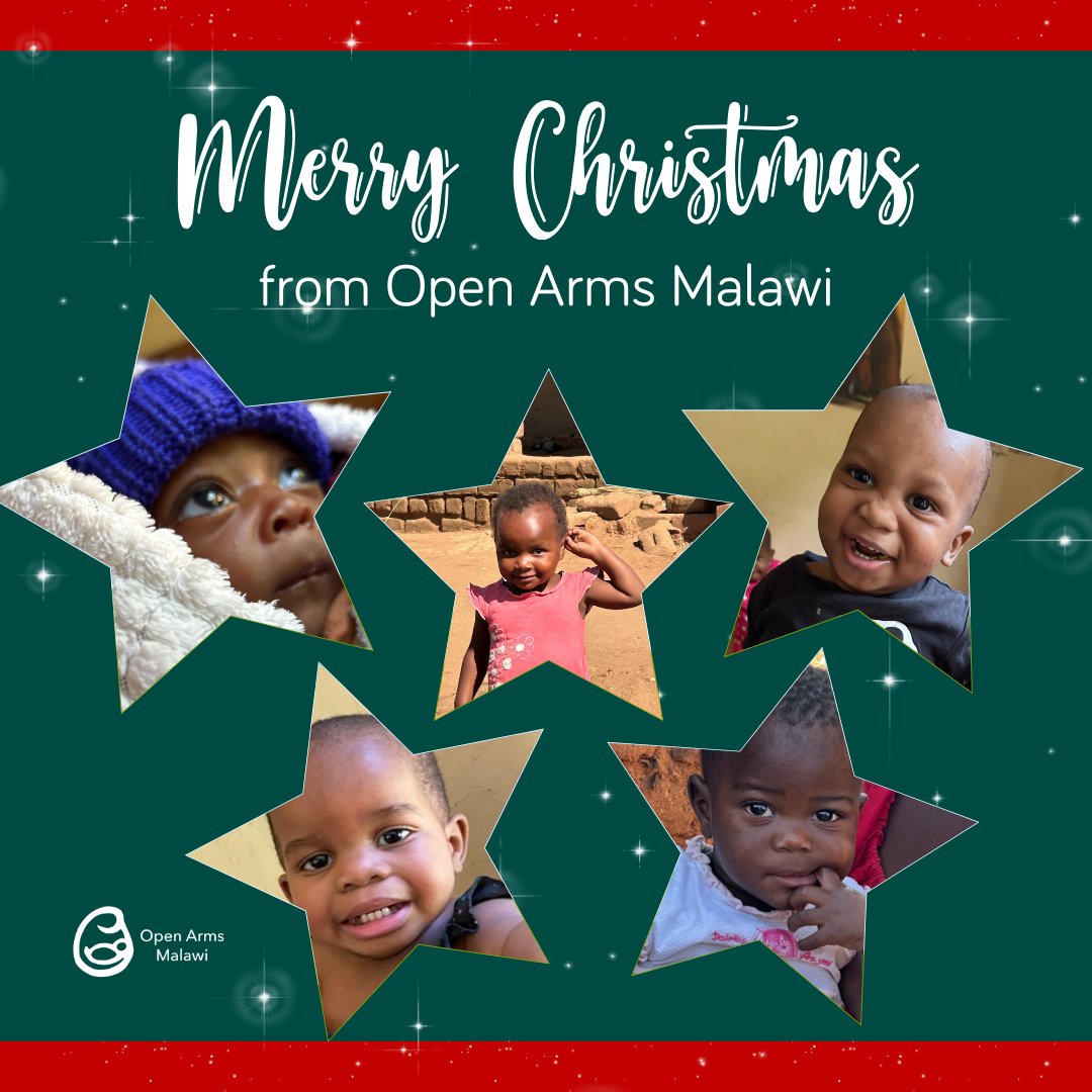 From all of us at #OpenArms, UK and Malawi, Merry Christmas! Thank you for your incredible support in helping vulnerable children and families in #Malawi this year. We couldn’t do this without you. Have a wonderful #Christmas and here’s to an even greater impact in 2025!