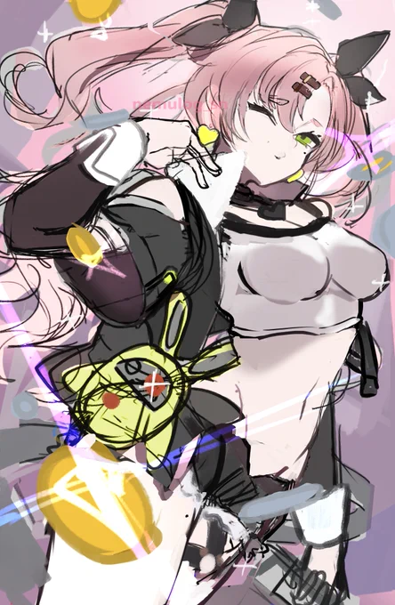 カラーラフニコ!追加や直して清書しなきゃ……#zzzero #ゼンゼロ 