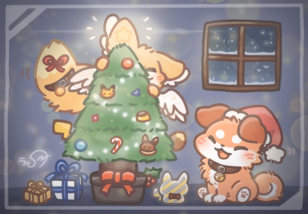 Kitsune_ran's tweet photo. #MerryChristmas https://t.co/28eKaGXVCu