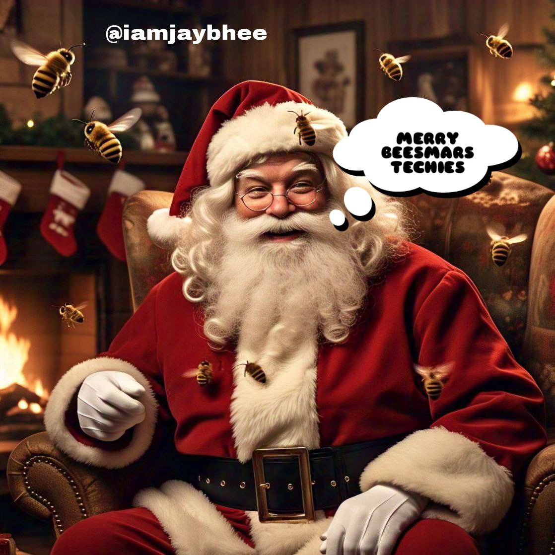 iamjaybhee's tweet photo. MERRY BEESMAS TECHIES!!ππ
Santa chilling at @beetchCoin HQ
#beetchmas https://t.co/W2WaFiGXn9