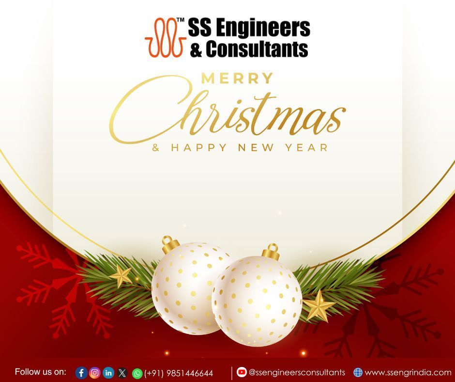 SS Engineers & Consultants Pvt Ltd (@ssengrindia) on Twitter photo 🎄✨ Merry Christmas & Happy New Year from SS Engineers & Consultants! ✨🎉
Thank you for your trust & support. Wishing you joy, peace, success, & new opportunities in the year ahead. 🎁🎉
#MerryChristmas #HappyNewYear #SSEngineers #InnovationInEngineering <a href="/ssengrindia/">SS Engineers & Consultants Pvt Ltd</a> 🎄✨ Merry Christmas & Happy New Year from SS Engineers & Consultants! ✨🎉
Thank you for your trust & support. Wishing you joy, peace, success, & new opportunities in the year ahead. 🎁🎉
#MerryChristmas #HappyNewYear #SSEngineers #InnovationInEngineering <a href="/ssengrindia/">SS Engineers & Consultants Pvt Ltd</a>