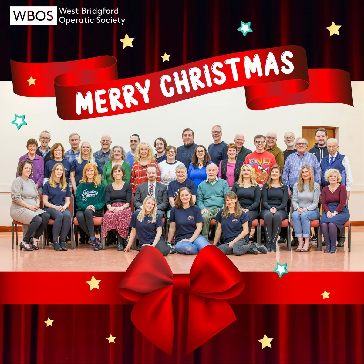 Merry Christmas! 🎅🏻

We would like to wish everyone a Wonderful Merry Christmas and a Very Happy New Year from all of us at West Bridgford Operatic Society!

Thank you for your continued support! ♥️