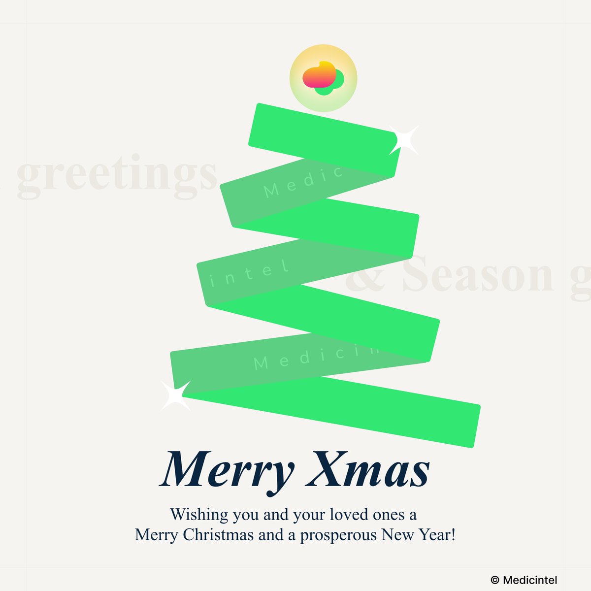 Medicintelehr's tweet photo. May your Christmas be filled with joy, love, and the warmth of family and friends. As we move into the New Year, we look forward to sharing in your health and wellness journey.

Wishing you and your loved ones a Merry Christmas and a prosperous New Year! https://t.co/GxbM9mVFgb