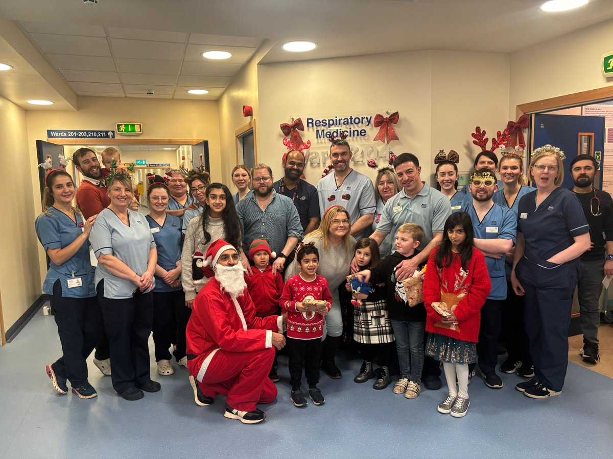 Happy Christmas from ward 204!  Santa and his many friends visited us 🎅🏻❤️