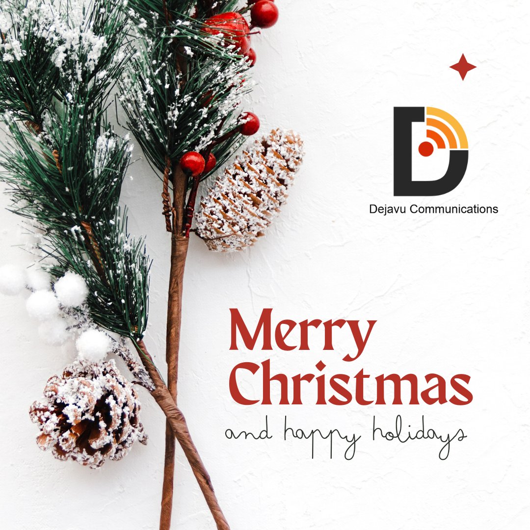 Dejavucomms's tweet photo. Merry Christmas 🎄 

#DejavuCommunications #MerryChristmas https://t.co/6KmWxfPfMd
