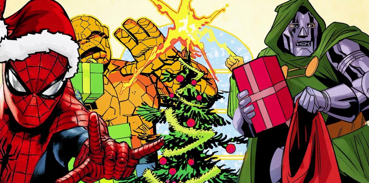 MUonTW's tweet photo. Merry Christmas and Happy Holidays from the Marvel Universe® team! 🎄 https://t.co/t5jAGUITMG